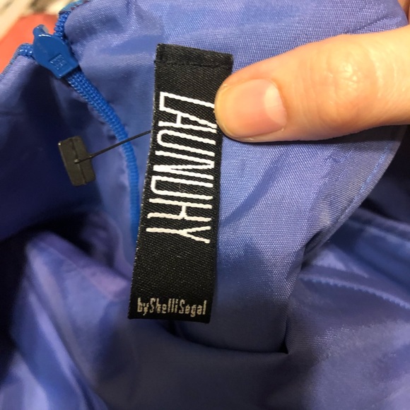 Laundry Shelli Segal blue dress size 12 - Picture 3 of 4